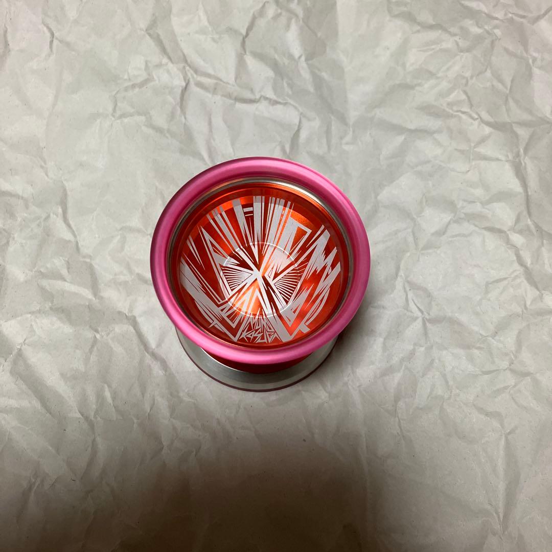 ヨーヨーリクリエーション　サベージ　ロゴあり　オレンジピンクリム