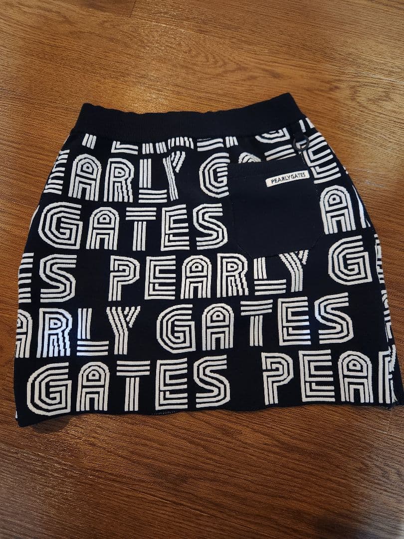 【超美品】パーリーゲイツ セットアップ ニット ネイビー