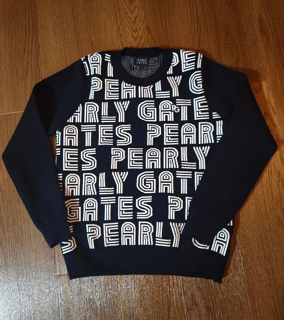 【超美品】パーリーゲイツ セットアップ ニット ネイビー