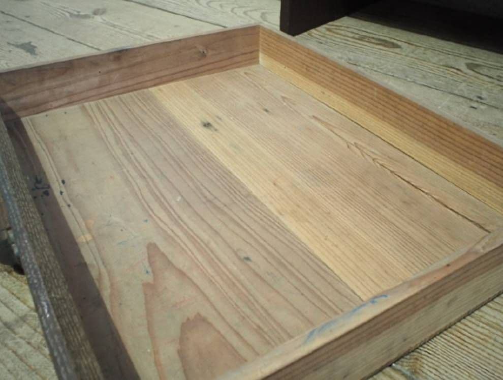 1060 アンティーク　ナラ材の文机　ローテーブル　引き出し　陳列台　レトロ