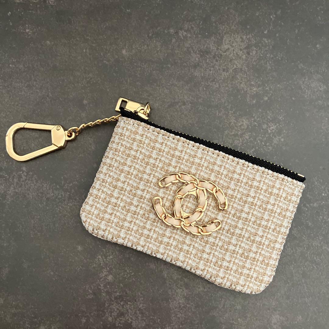 ノベルティ　カード　ケース　ベージュ