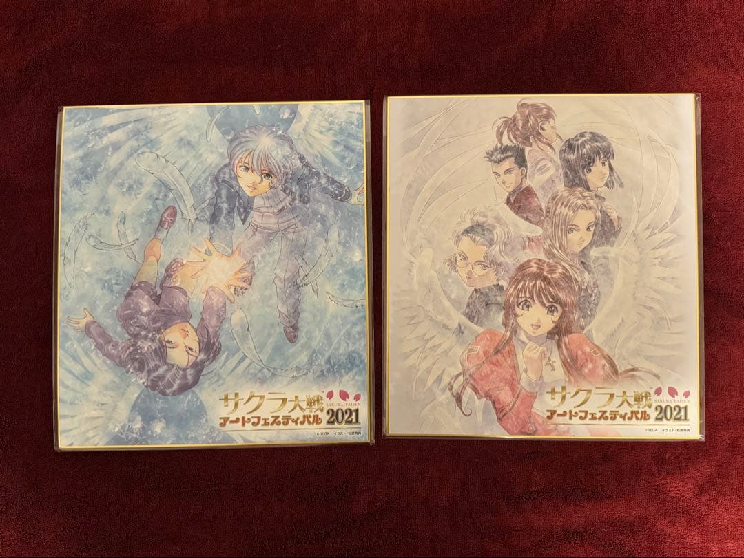 タ*ヌ様 サクラ大戦アートフェス色紙&ポストカードまとめ売り