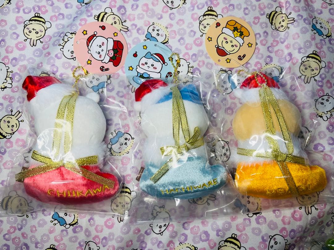 ちいかわ クリスマス ハッピーホリデーなマスコットなど 12点まとめ売り
