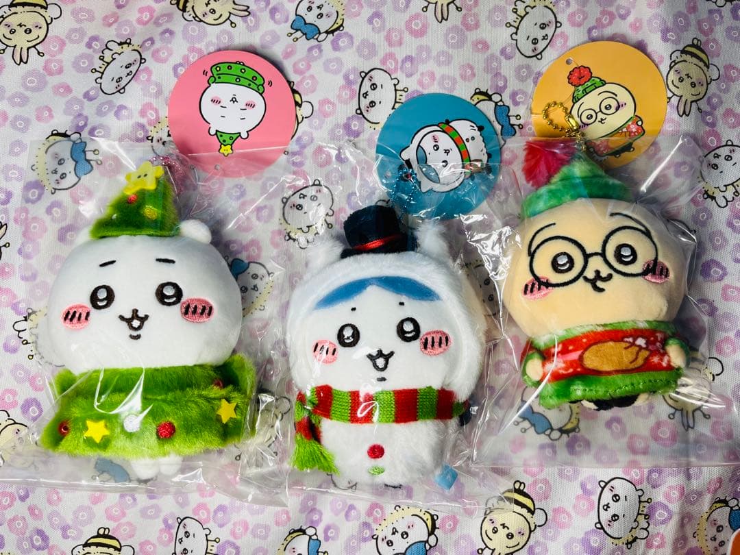 ちいかわ クリスマス ハッピーホリデーなマスコットなど 12点まとめ売り