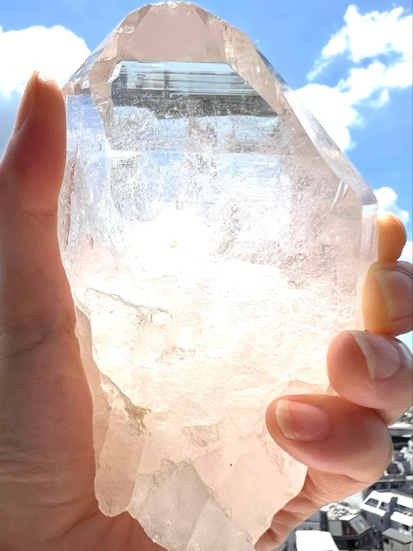 限定プレゼント価格✨美✨希少AAAAヒマラヤ メルー水晶 カテドラル✨大天使光水