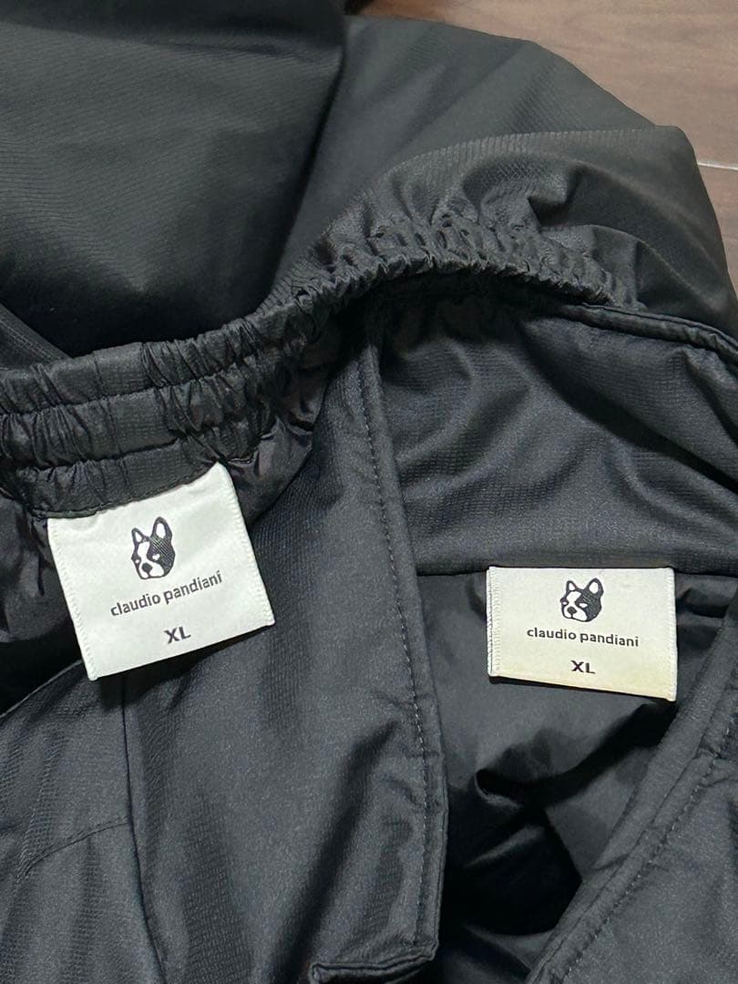 サッカージャンキー　claudio pandiani ブラック XL 中綿　上下
