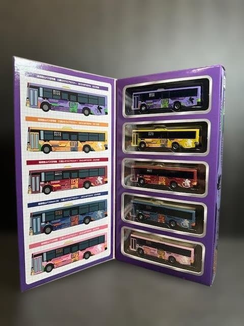 【TOMYTEC】箱根登山バス　エヴァンゲリオンバス 5台セット