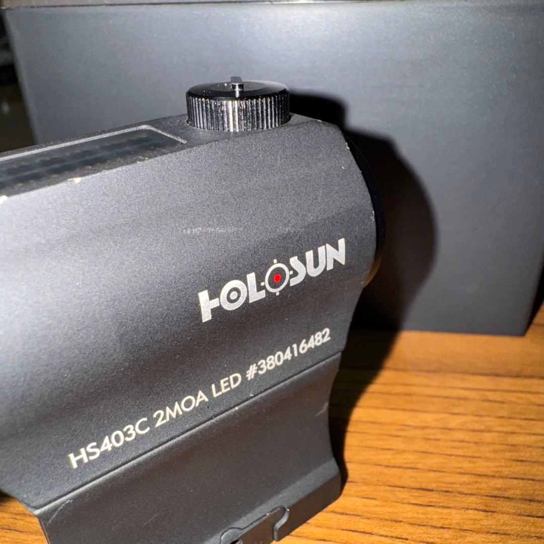 実物 ホロサン HOLOSUN HS403C 2MOA ドットサイト