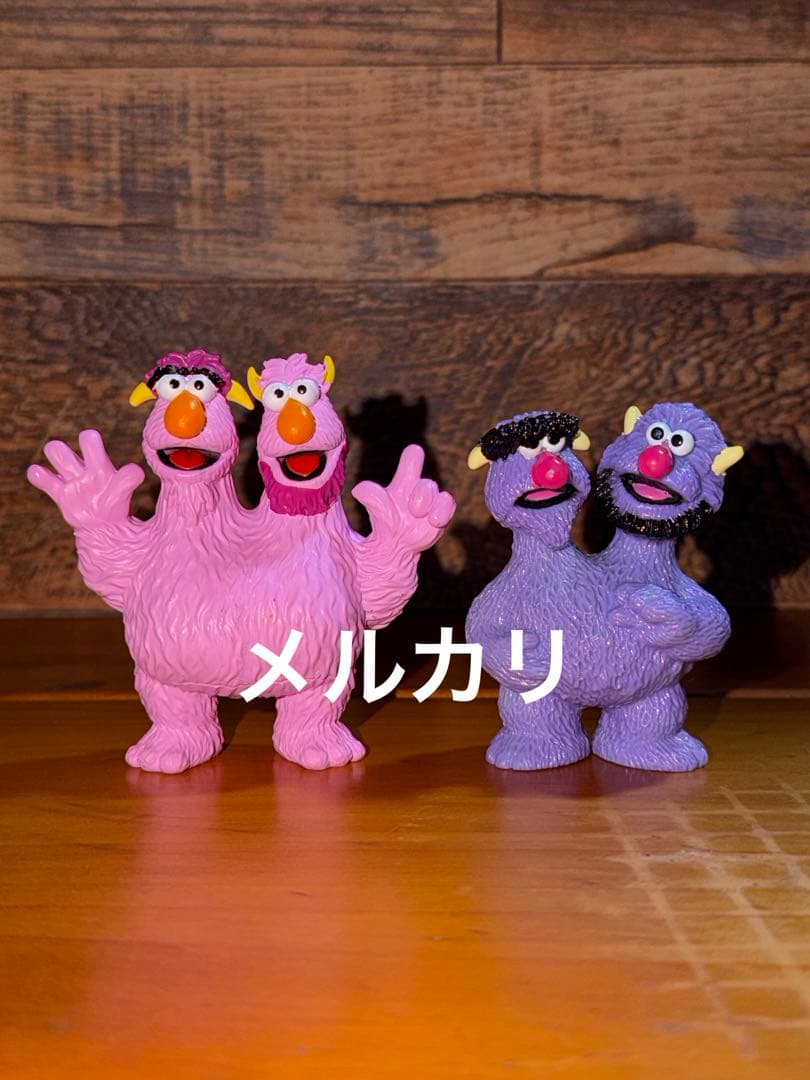 セサミストリート ツーヘッドモンスター ジムヘンソン フィギュア アメトイ レア