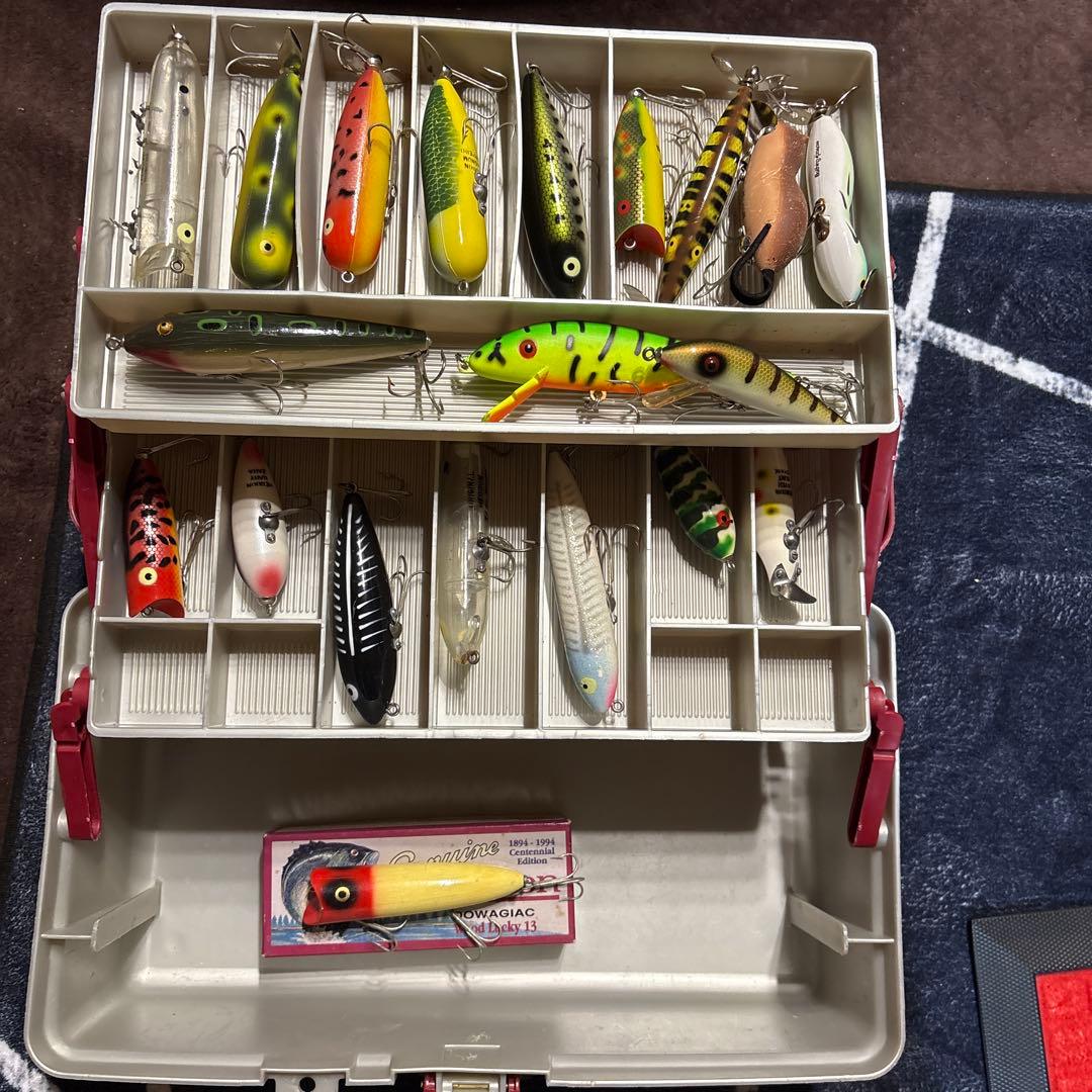 ヘドンルアーとプラノタックルボックス