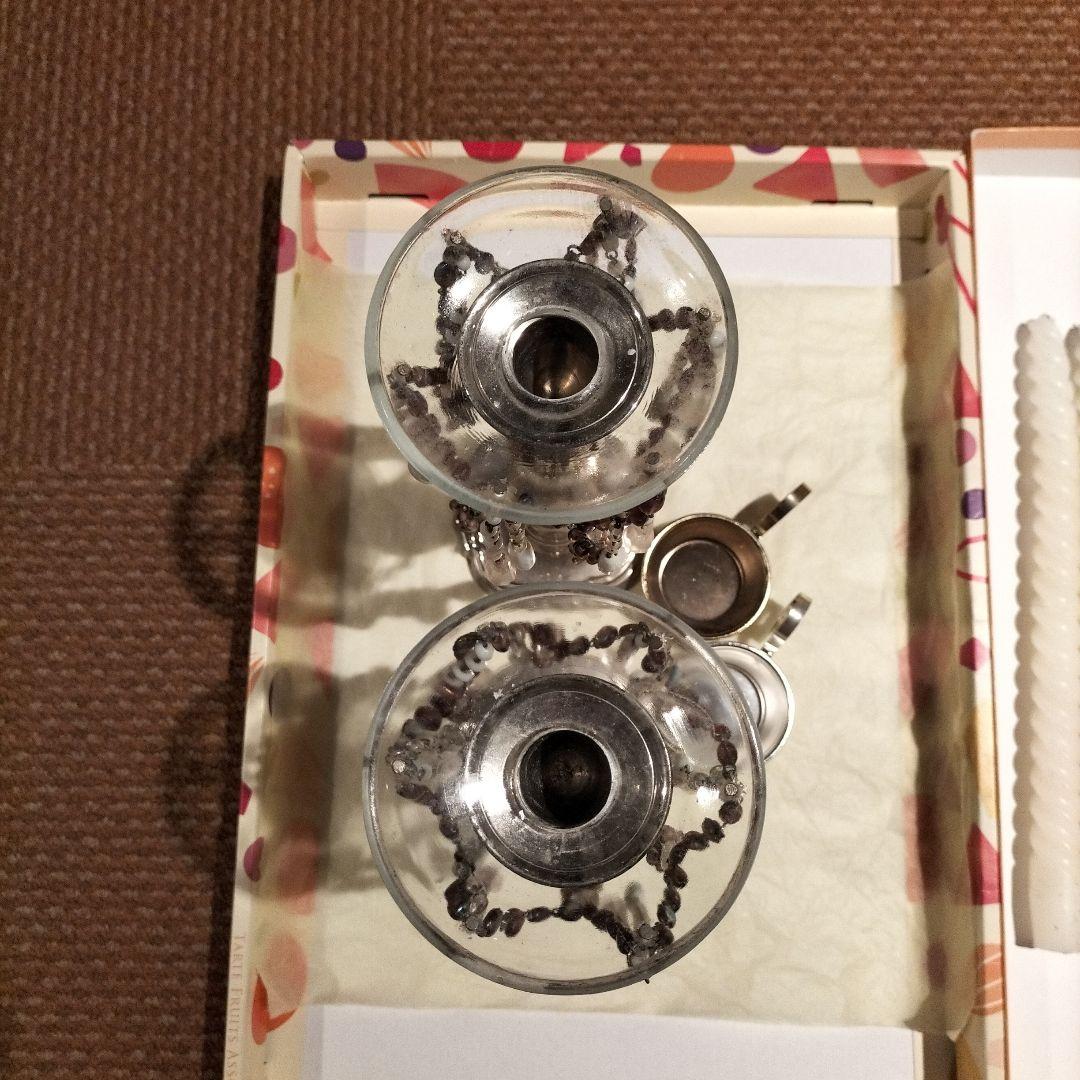 訳アリ4点セットsale♥エキゾチック燭台×2✨新品CANDLE台×2