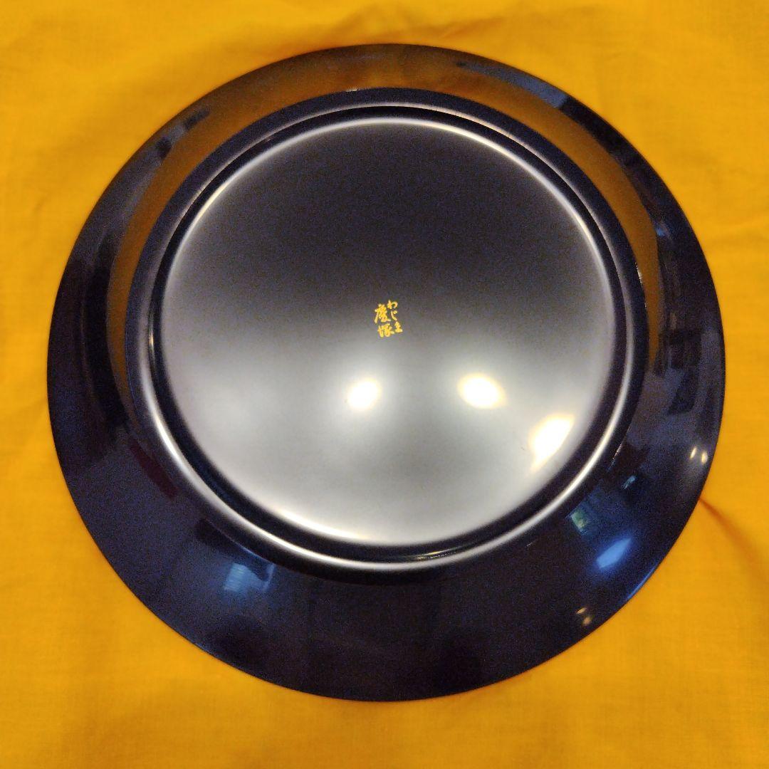 輪島塗　慶塚　春駒蒔絵　干菓子皿　一枚　木箱