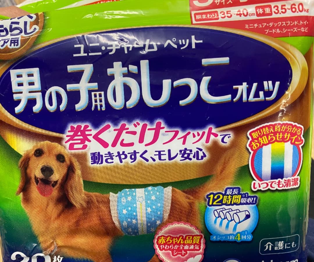 マナーオムツ、ケージなどの老犬介護用品