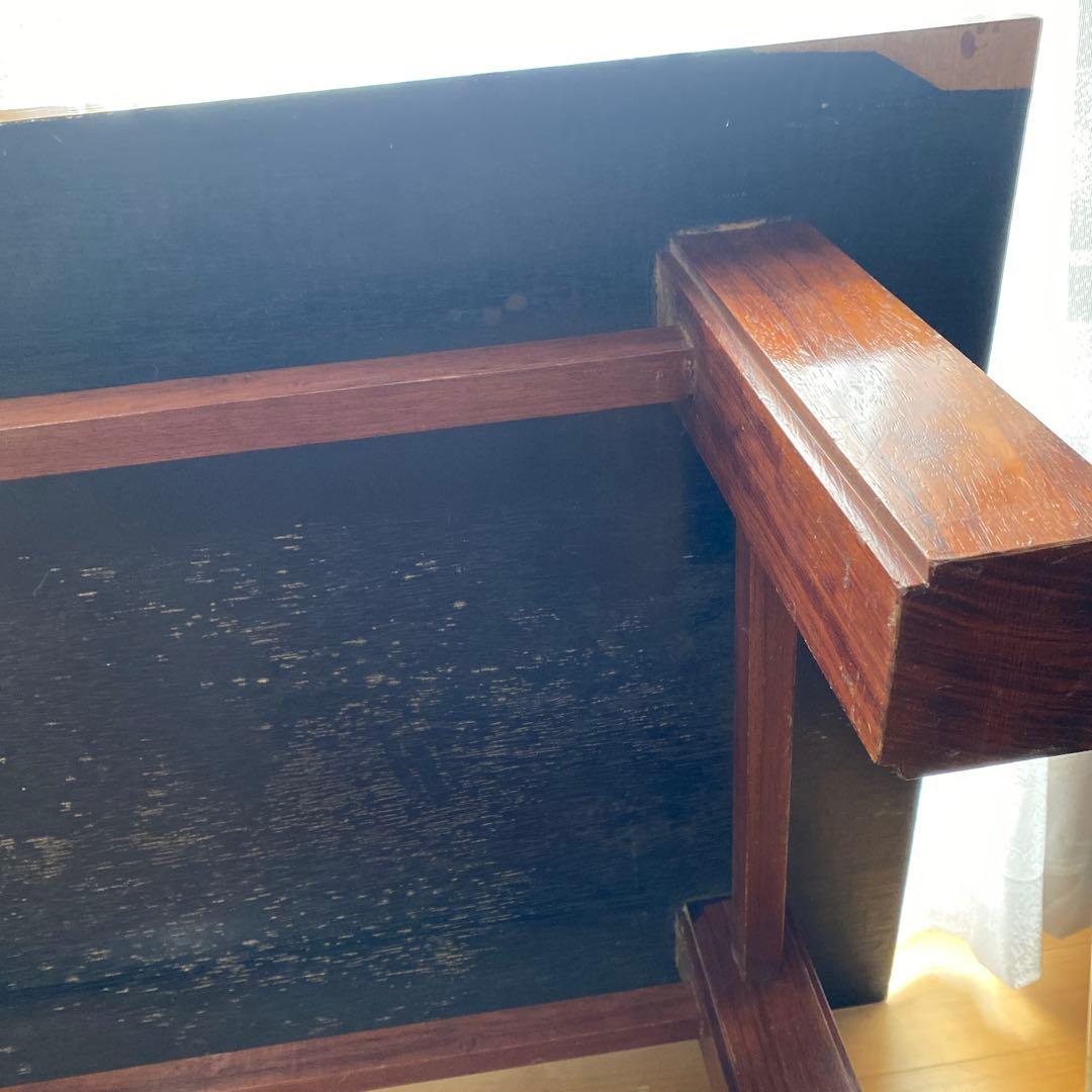 最終価格　和室　ローテーブル　木目調 木製座卓　古家具　約７４✖️１２８✖️３２㎝