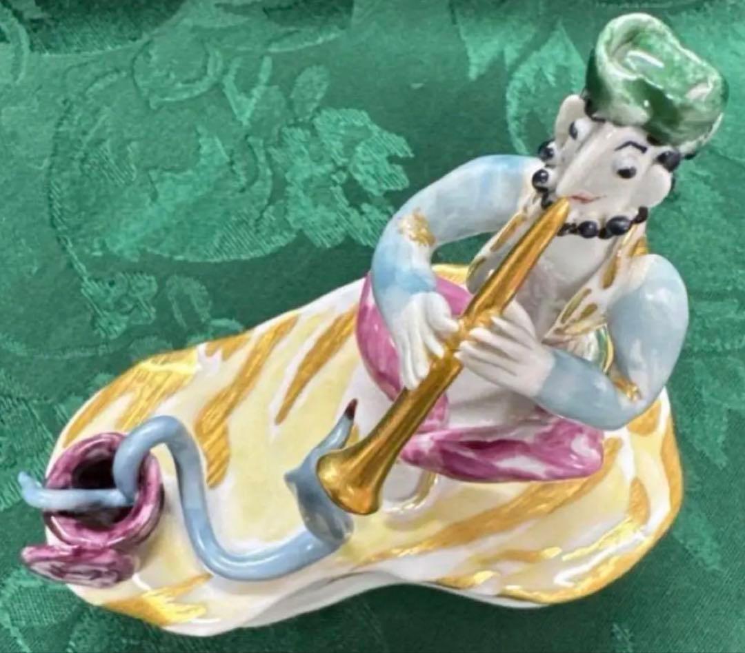 ★マイセン★アトリエ作品★手びねり人形★干支【巳年】★一級品★