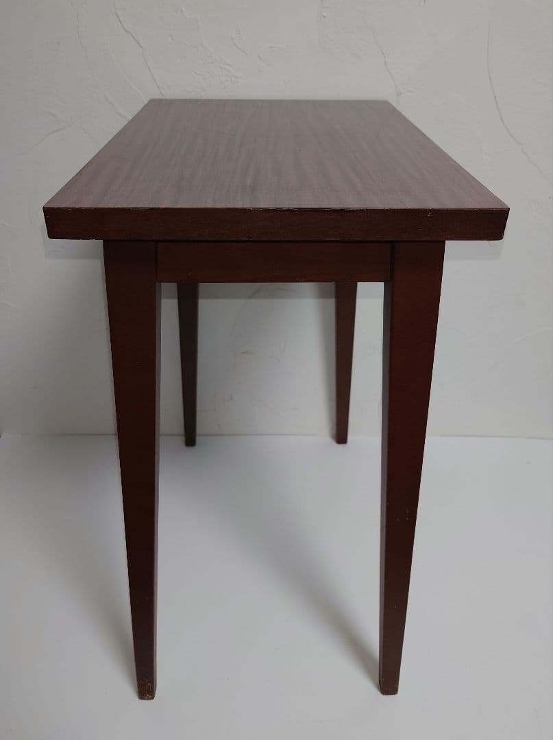 木製 テーブル サイドテーブル ミニテーブル デコラトップ 小机 昭和レトロ