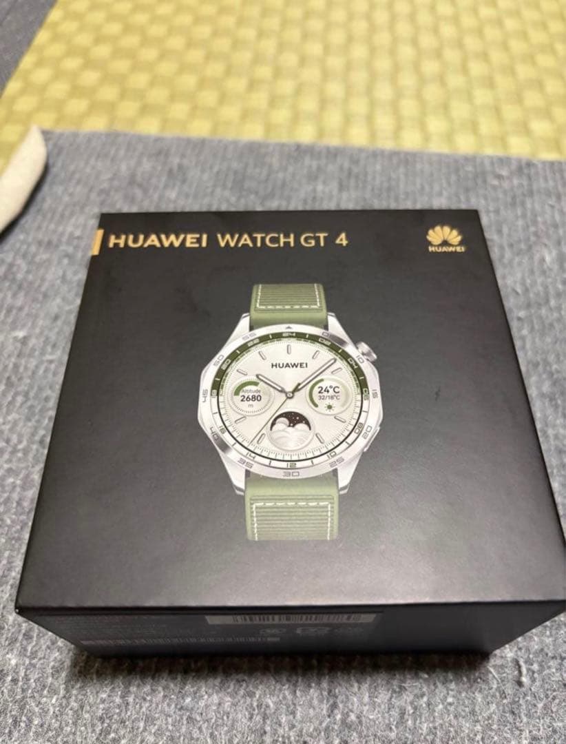 【美品】HUAWEI WATCH GT4 46mm ▪️グリーン スマートウォッチ