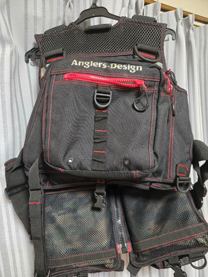 アングラーズデザイン　エクストリーム3 レッド　サポートベルト他アタッチメント有