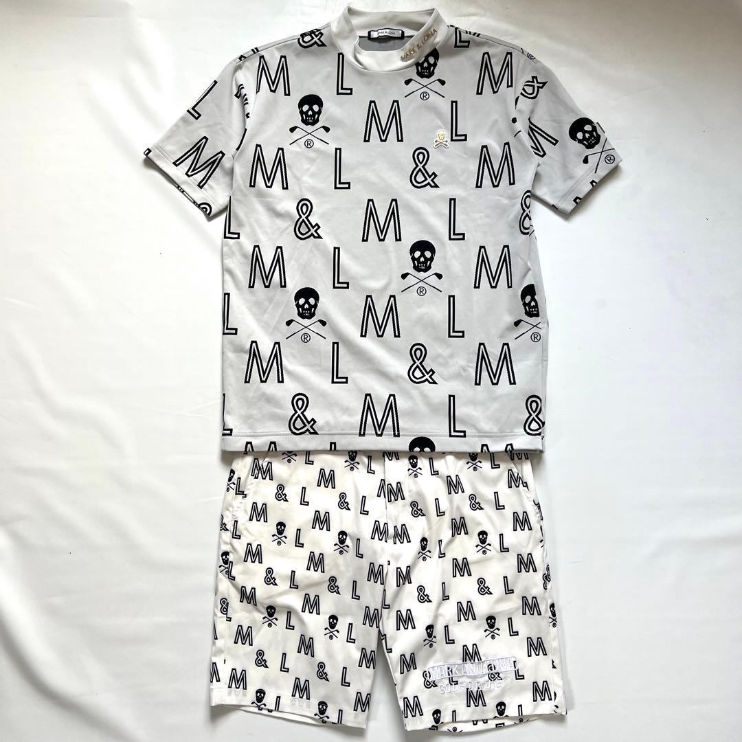 3点セット　MARK&LONA マークアンドロナ　シャツ　パンツ　総柄　メンズ