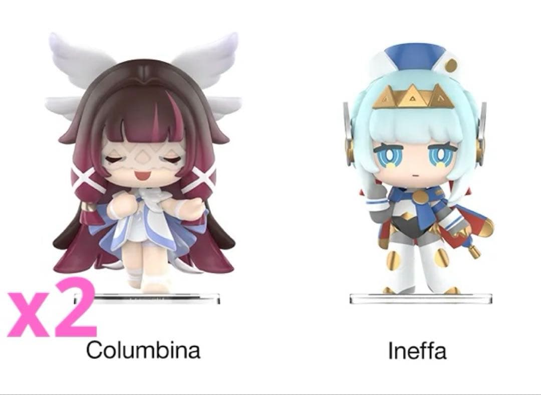 原神 コロンビーナ イネファ chibiシリーズ フィギュア