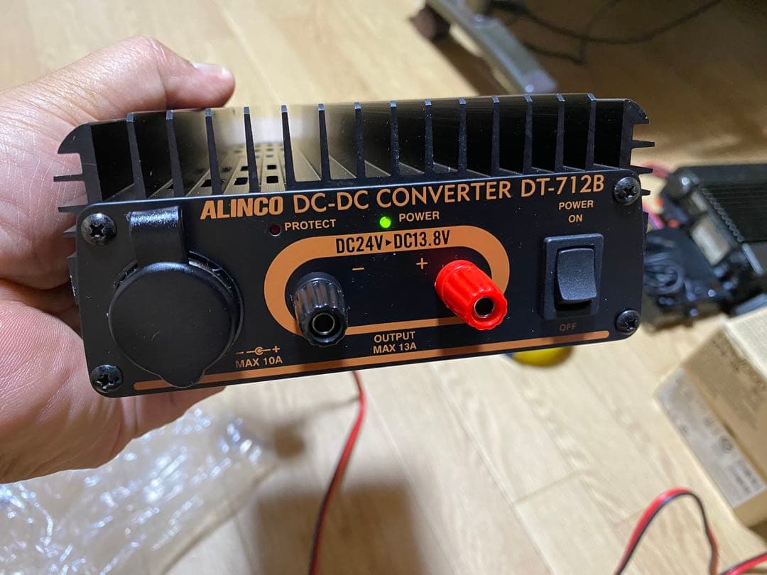 KENWOOD TM-V71受信機 DCコンバータ付き（規格適合）