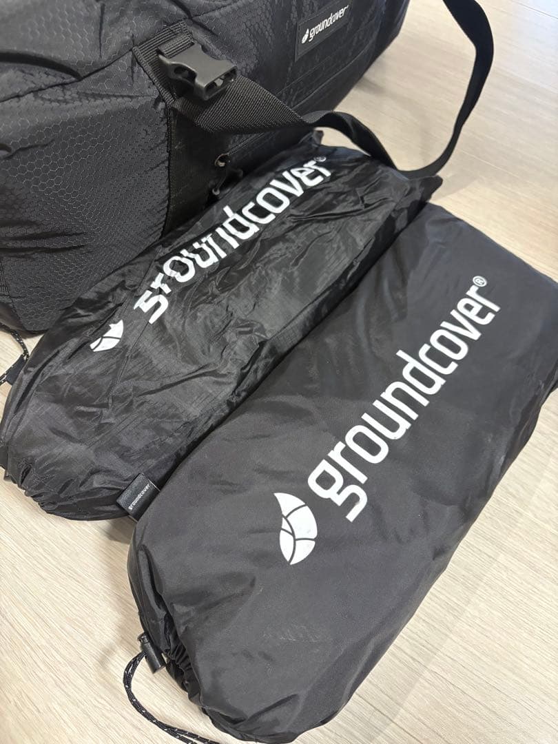 【グランドシート付】グランドカバー　エイコンハウス3.45 ブラック