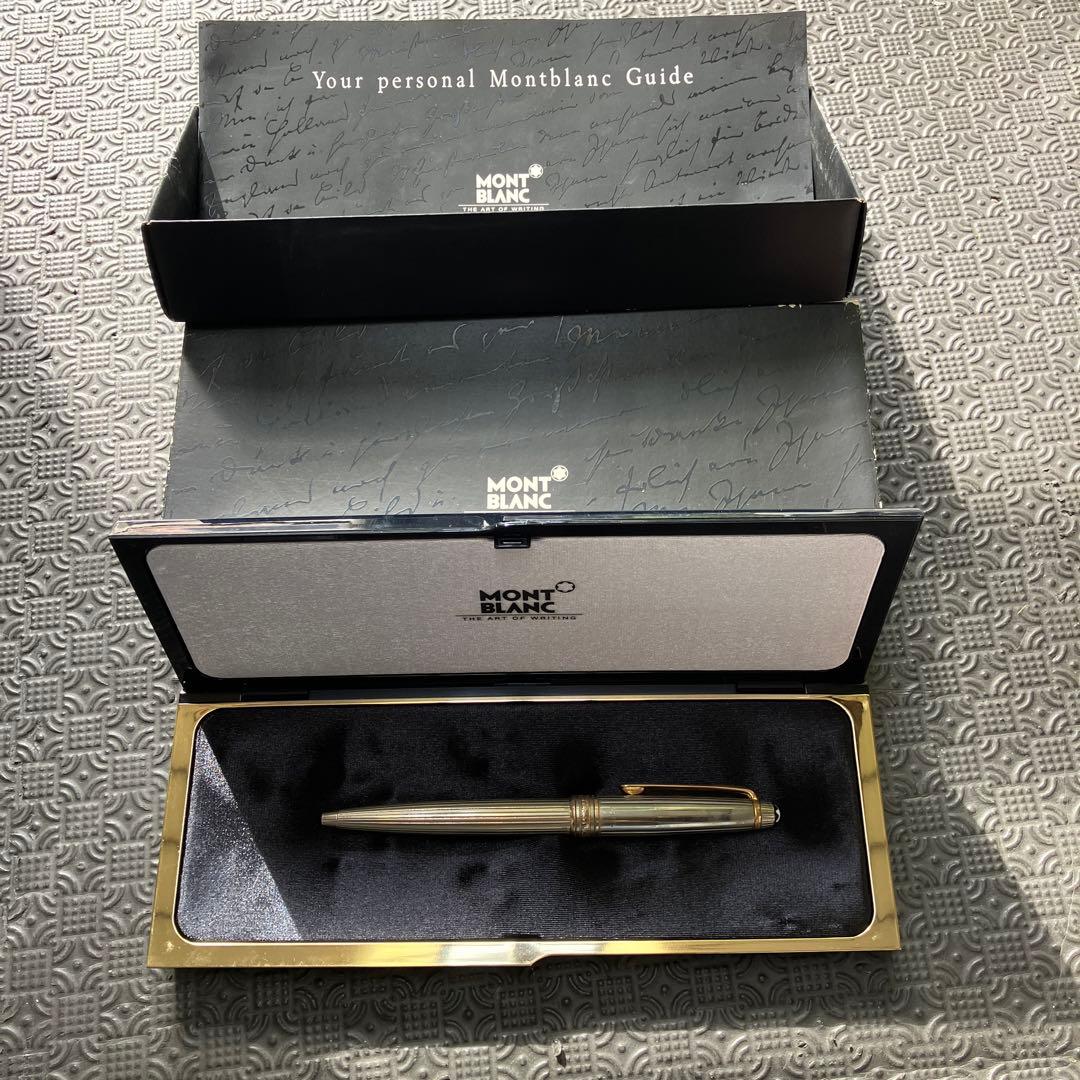 Montblanc ボールペン シルバー ストライプ