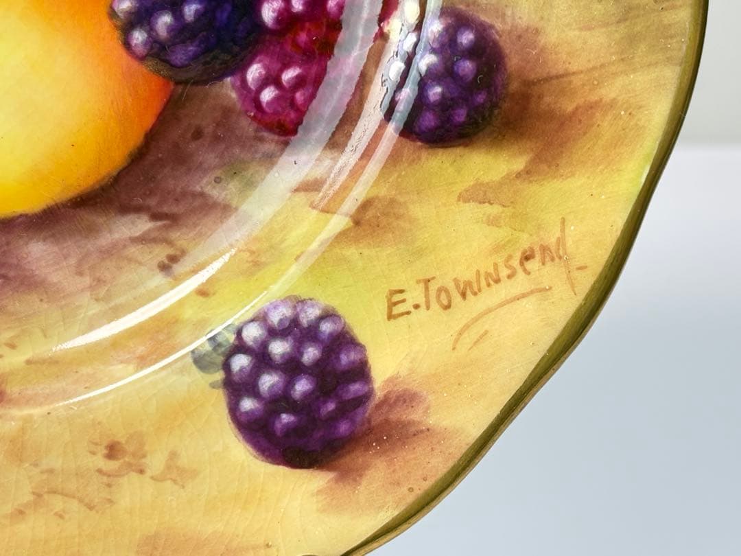 ロイヤル ウースター ペインテッド フルーツ プレートR7112332