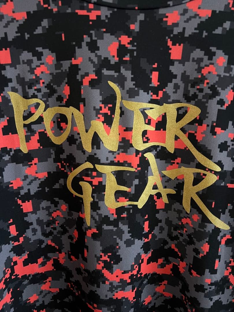 プロ野球選手 支給品 迷彩柄 セラミックパワーギア Tシャツ L