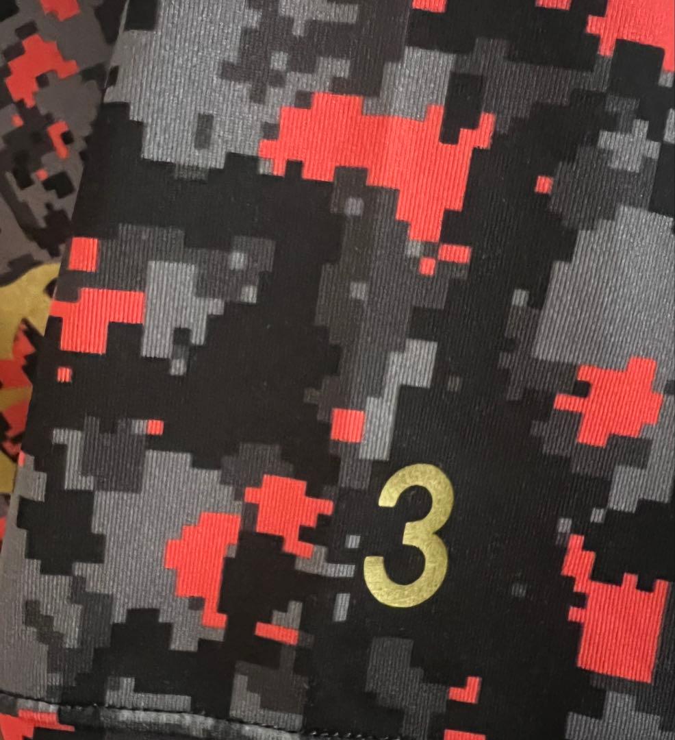 プロ野球選手 支給品 迷彩柄 セラミックパワーギア Tシャツ L