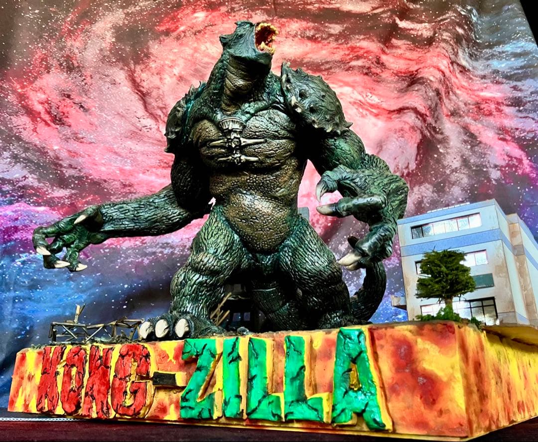 キングコング対ゴジラ コングジラ『KONG-ZILLA』レジン・ジオラマ￼完成品