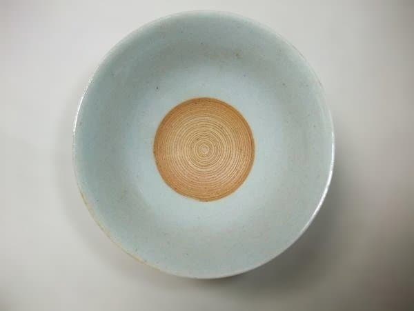 和楽庵 高野昭阿弥 遊鹿の図 染付 京焼 抹茶茶碗 茶碗 茶道具 美品 共箱