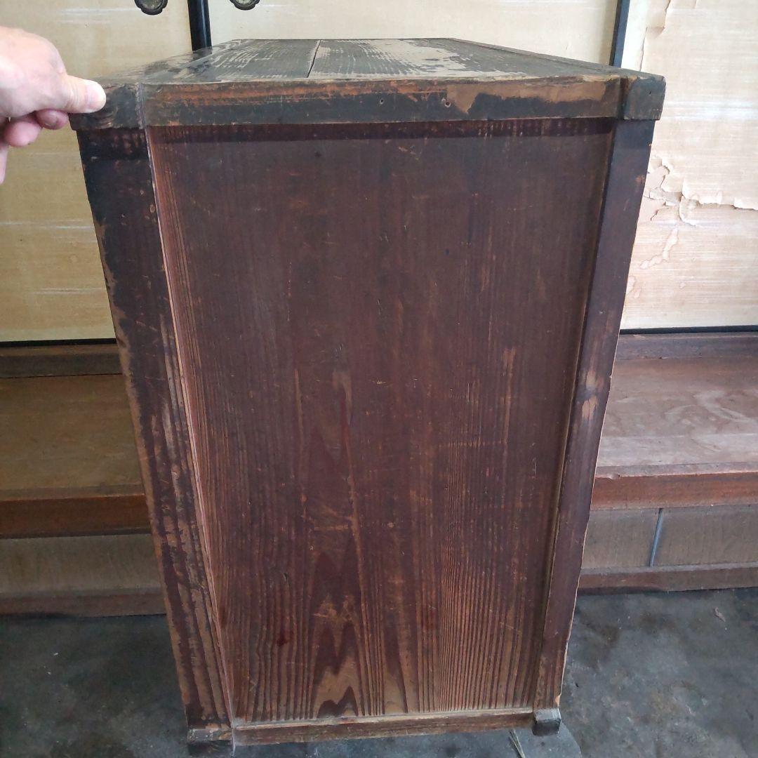 昭和レトロ　戸棚　縦45cm横106cm高さ75cm