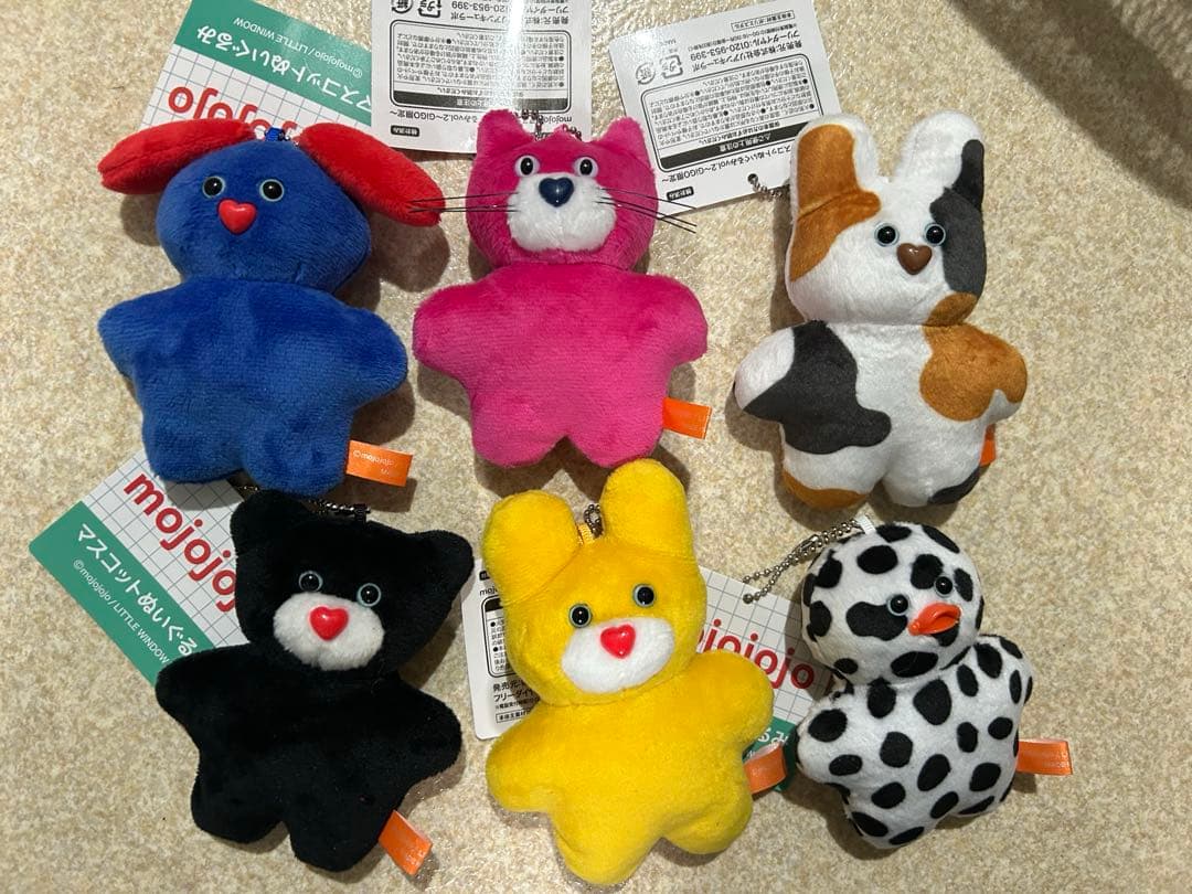 mojojojo マスコットぬいぐるみ vol.2GIGO限定 全6種セット