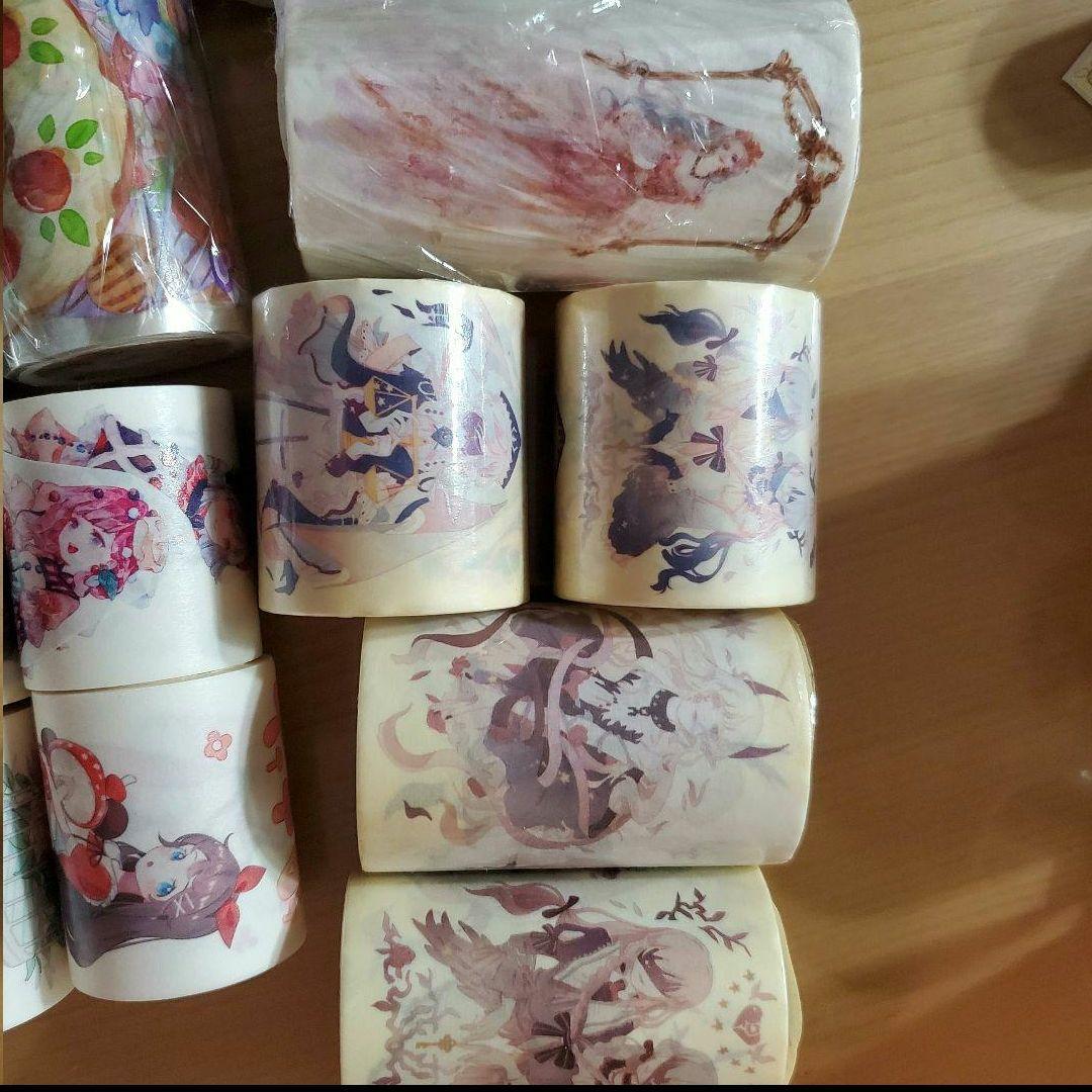 海外マステ　人物　食べ物　未使用　中古　38点