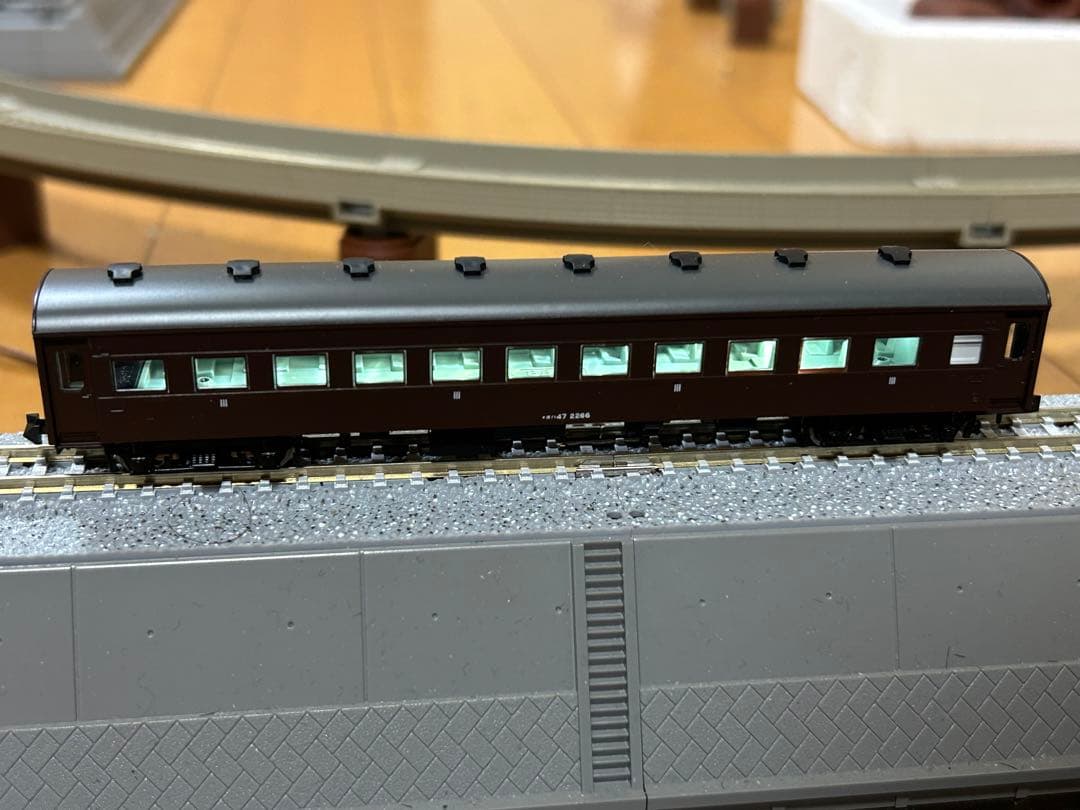 TOMIX ぐんま車両センター旧型客車7両セット 室内灯付き