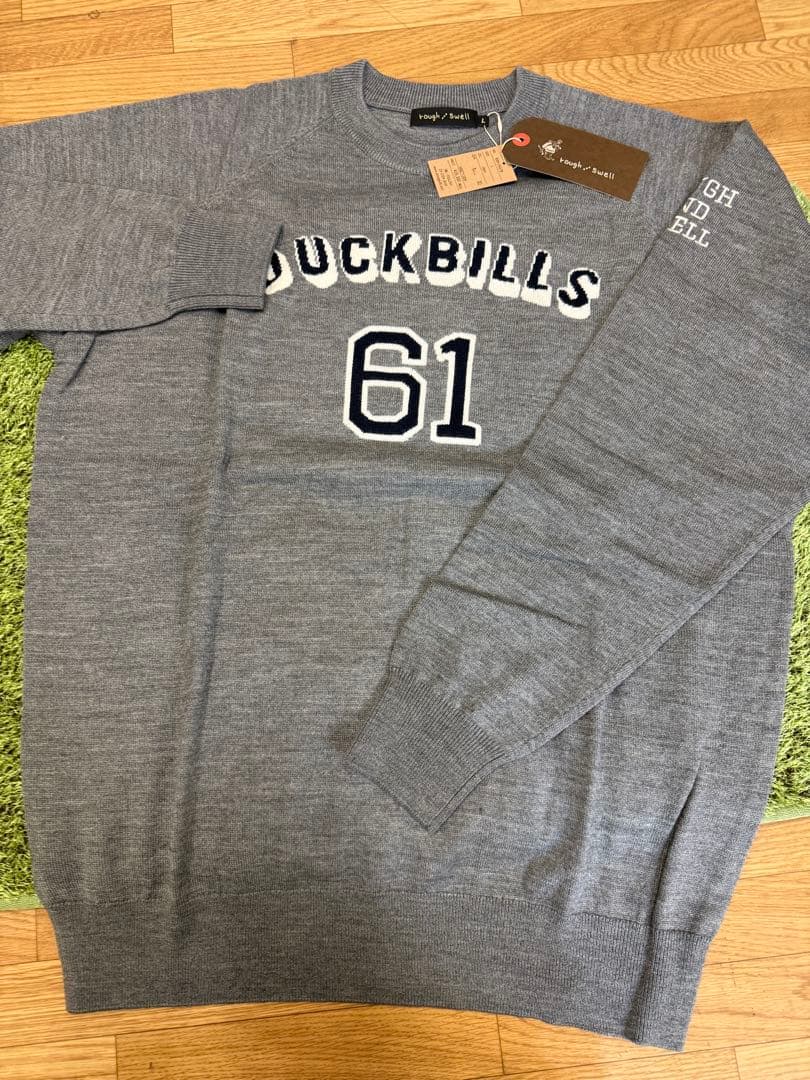 新品正規品【ROUGH&SWELL/L】クルーネックニットセーター長袖