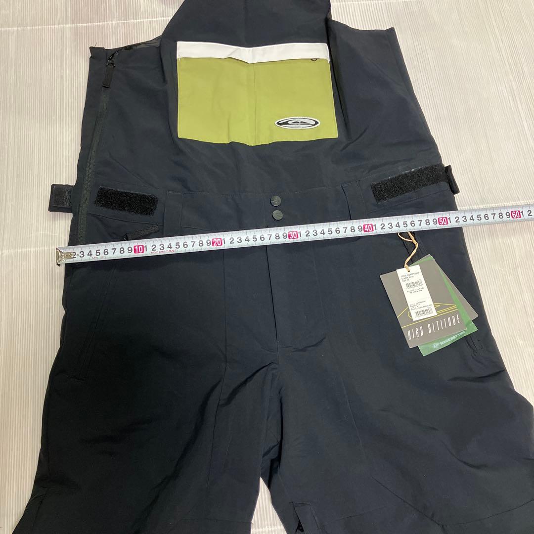 送料無料 新品 QUIKSILVER スノーウェア ビブパンツ M BLK