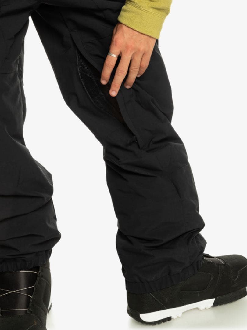 送料無料 新品 QUIKSILVER スノーウェア ビブパンツ M BLK