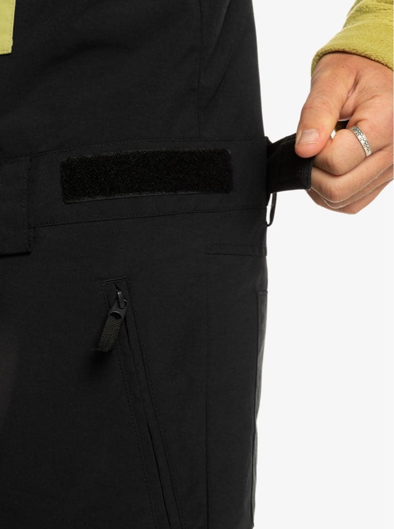 送料無料 新品 QUIKSILVER スノーウェア ビブパンツ M BLK