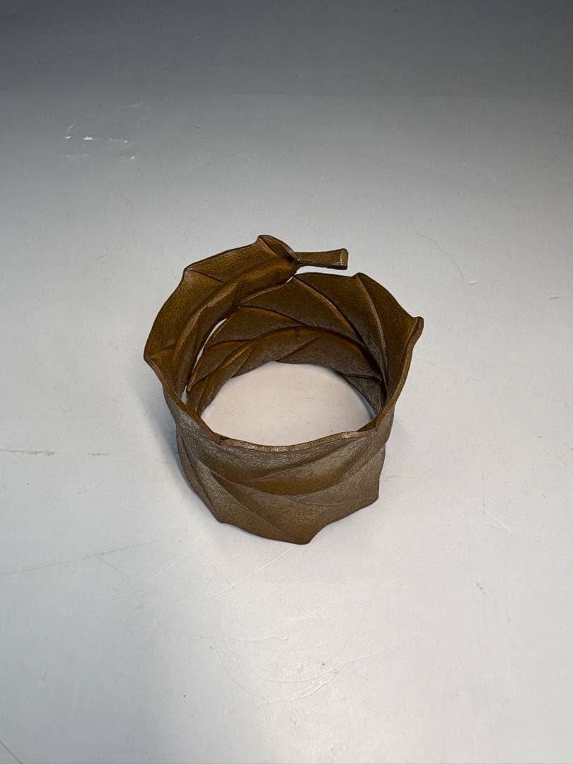 【中古品】中川浄益造　一葉蓋置（共箱）USED〈税込•送料込〉