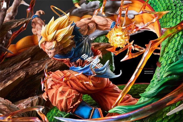 新品未開封『ドラコンボール』 ベジータ　＊　孫悟空　 ガレージキット スタチュー