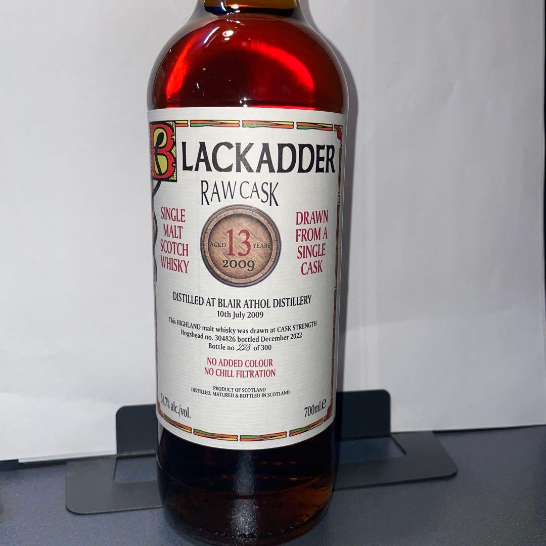 ブラックアダー2009ブレアアソール13年 箱無し　1本