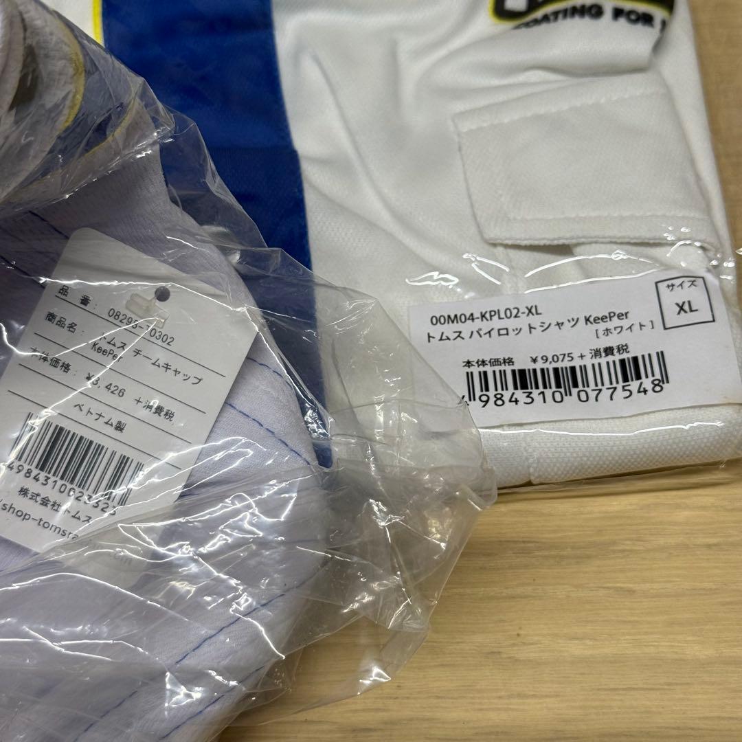【新品未使用】TOM'S パイロットシャツ keeper M