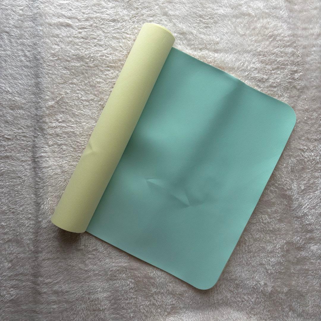 SUKALAヨガマット イエロー　収納バッグ付き