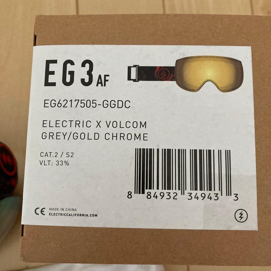 EG3 electric volcomコラボ ゴーグル エレクトリック