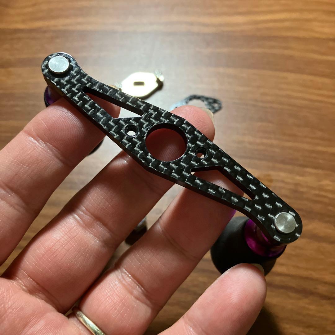 激レア　廃盤　バサート×ZPI 7×4 シマノ用　ベイトハンドル　75mm