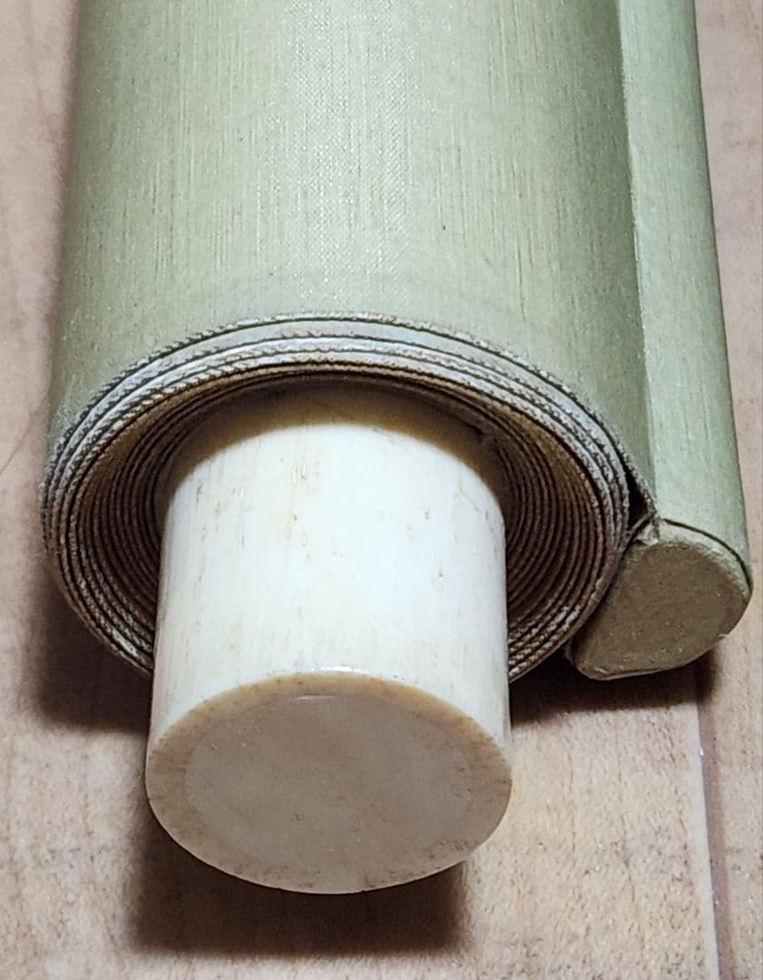 【桃源訪友図】森月城 1010 桃源郷 桃 掛け軸 肉筆 共箱