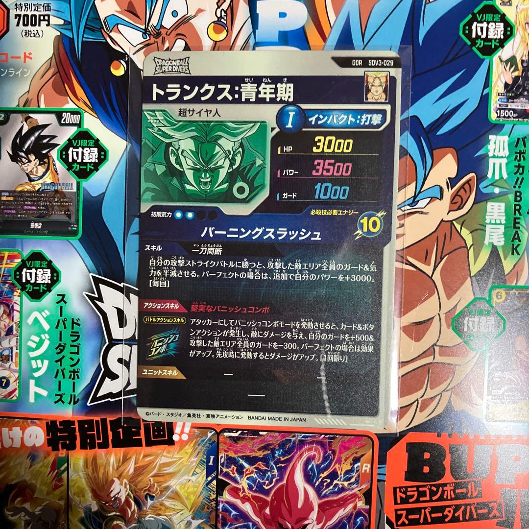 トランクス:青年期 トレーディングカード美品