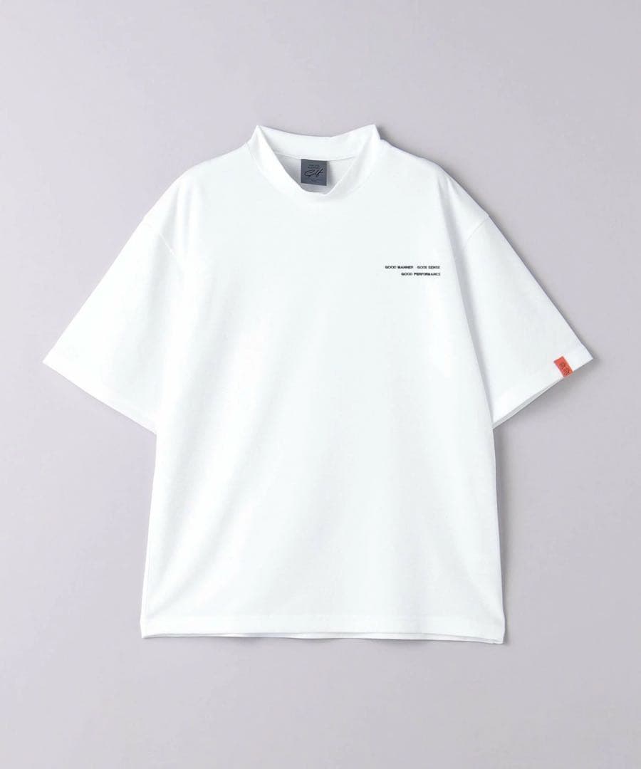 新品★ワイド ハイネック ポロ (XL) 吸水速乾 UV モックネック　ゴルフ